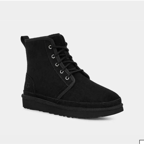 Men’s AUTHENTIC UGG NEUMEL HIGH BLACK CHUKKA BOOT - Picture 2 of 13